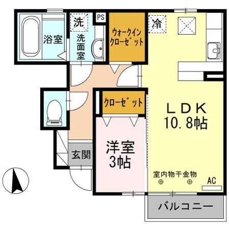 高茶屋駅 徒歩25分 1階の物件間取画像